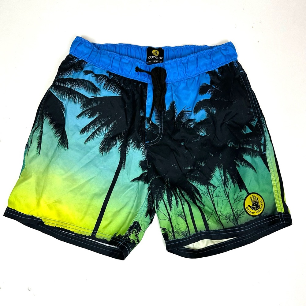 Body Glove Seaside Shorts Palm Tree Swim Trunks